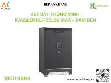 Két sắt thông minh Kassler KL-100LS6 Max - Xám Đen